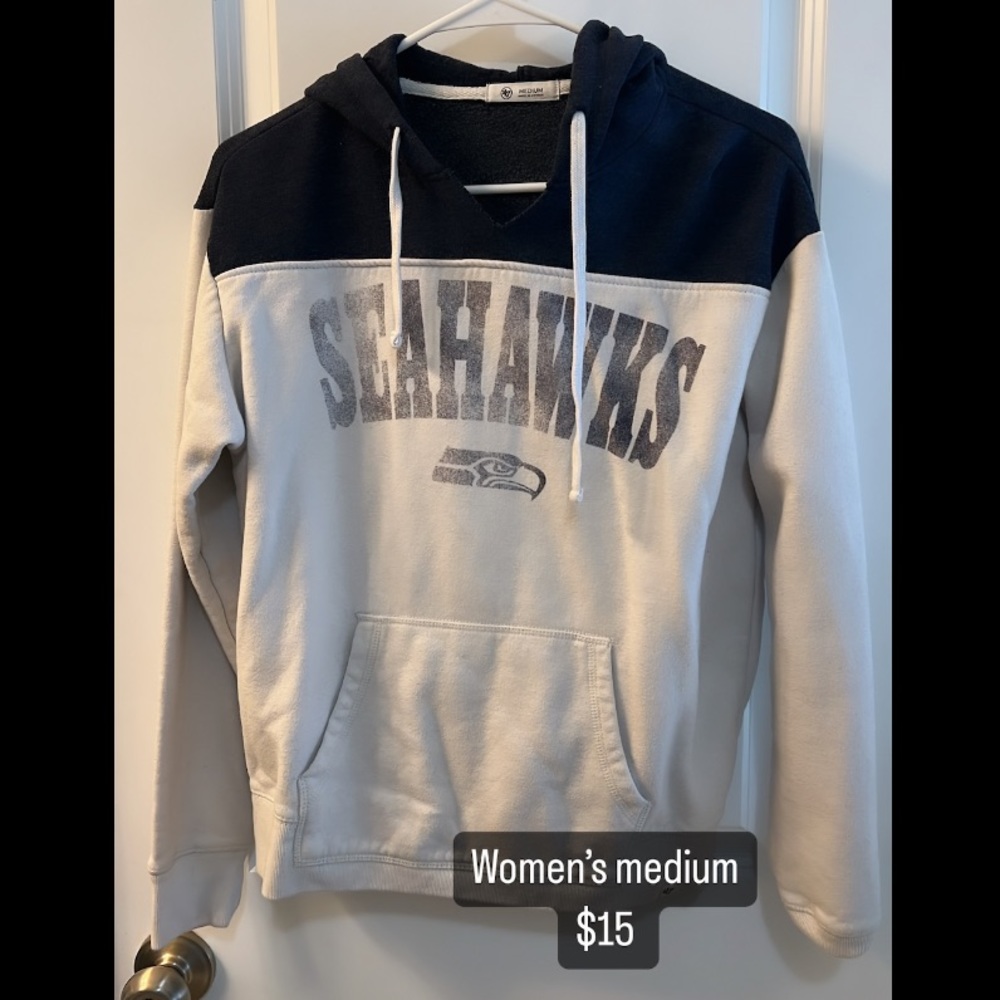 Seahawks hoodie.